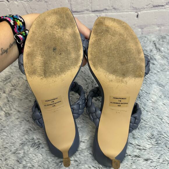 Steve Madden Kenley Braided Heels Purple Size 7 Formal Going Out Party - Picture 6 of 7